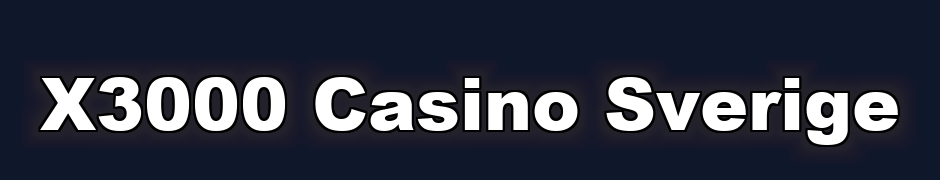X3000 Casino Sverige Logo